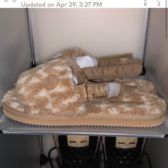 Michael Kors Juniper slippery slides size 7 - Picture 2 of 6